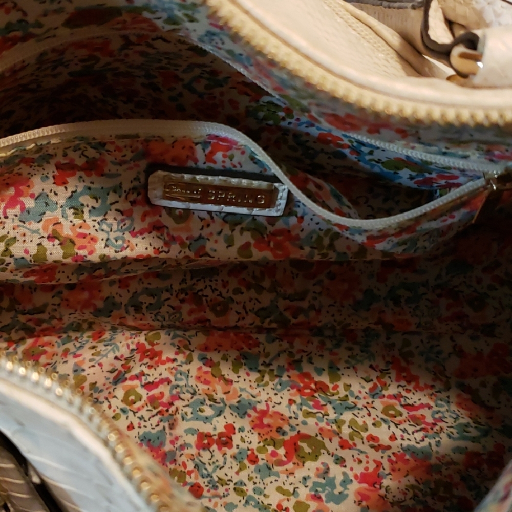 Call it Spring Ivory Satchel Handbag - Picture 6 of 6